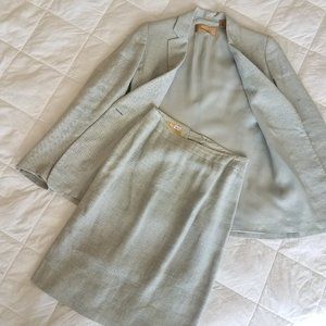 Dana Buchman Luxe Suit in Pale Green